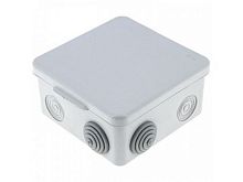 Коробка распределительная EKF PROxima 105x105x50мм (8 ввода) IP54 серый, распаячная картинка 